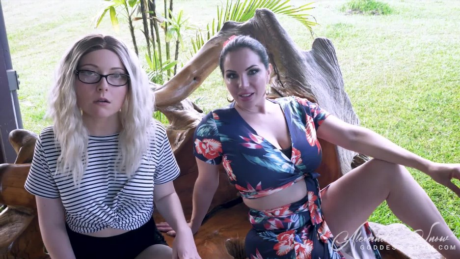 Goddess Alexandra Snow - Hurt Your Cock with Erika Lynx -Handpicked Jerk-Off Instruction